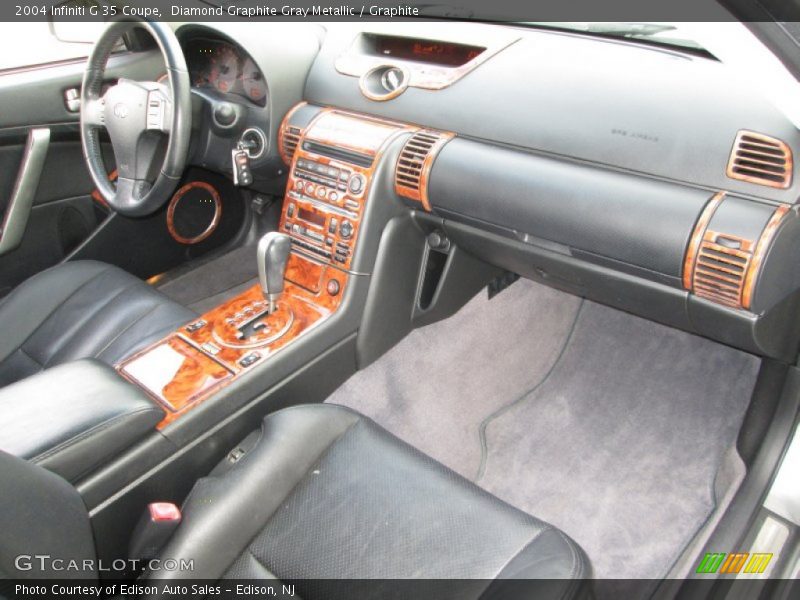 Diamond Graphite Gray Metallic / Graphite 2004 Infiniti G 35 Coupe