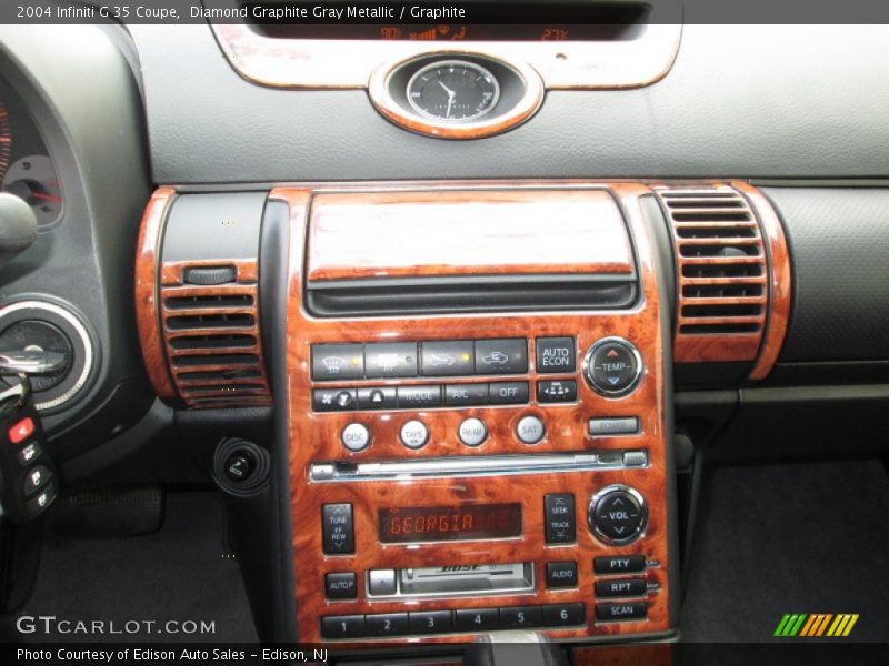 Diamond Graphite Gray Metallic / Graphite 2004 Infiniti G 35 Coupe