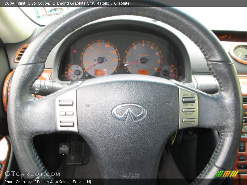 Diamond Graphite Gray Metallic / Graphite 2004 Infiniti G 35 Coupe