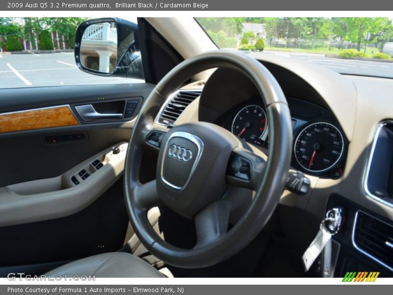 Brilliant Black / Cardamom Beige 2009 Audi Q5 3.2 Premium quattro
