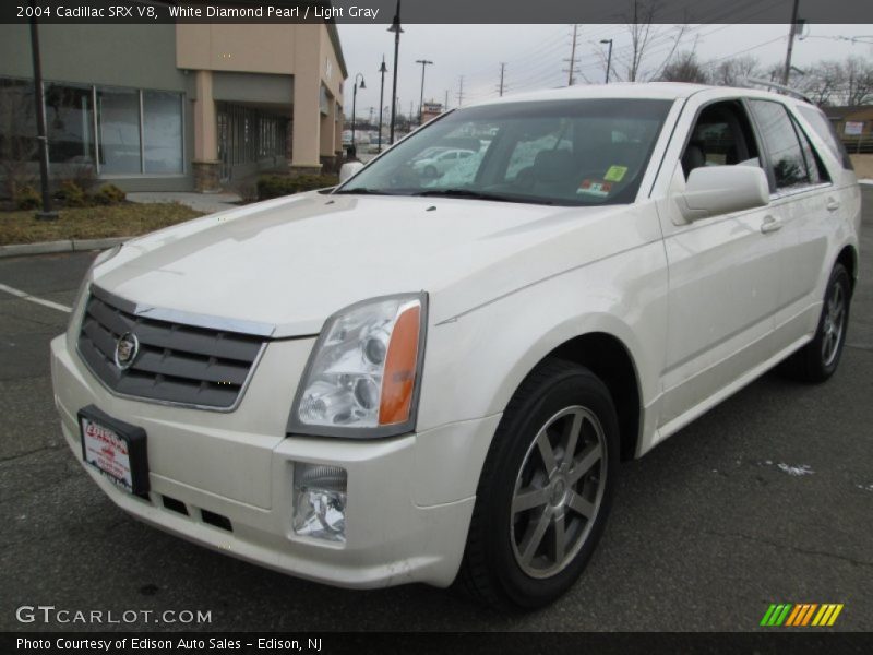 White Diamond Pearl / Light Gray 2004 Cadillac SRX V8