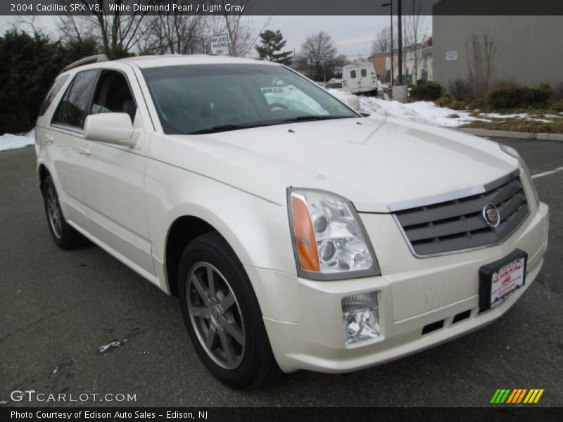 White Diamond Pearl / Light Gray 2004 Cadillac SRX V8