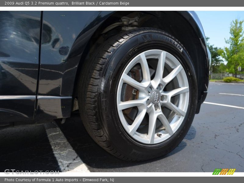 Brilliant Black / Cardamom Beige 2009 Audi Q5 3.2 Premium quattro
