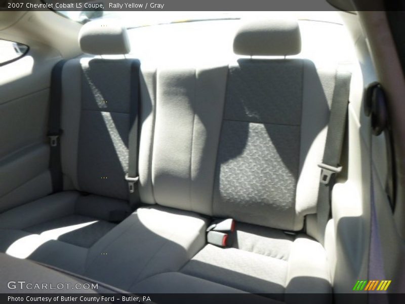 Rally Yellow / Gray 2007 Chevrolet Cobalt LS Coupe