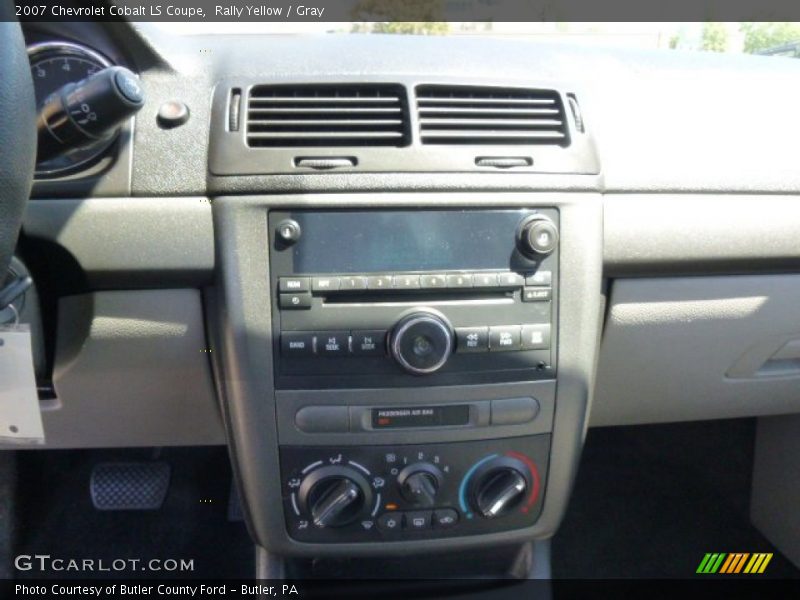 Rally Yellow / Gray 2007 Chevrolet Cobalt LS Coupe