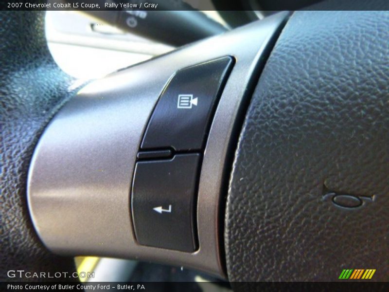 Rally Yellow / Gray 2007 Chevrolet Cobalt LS Coupe