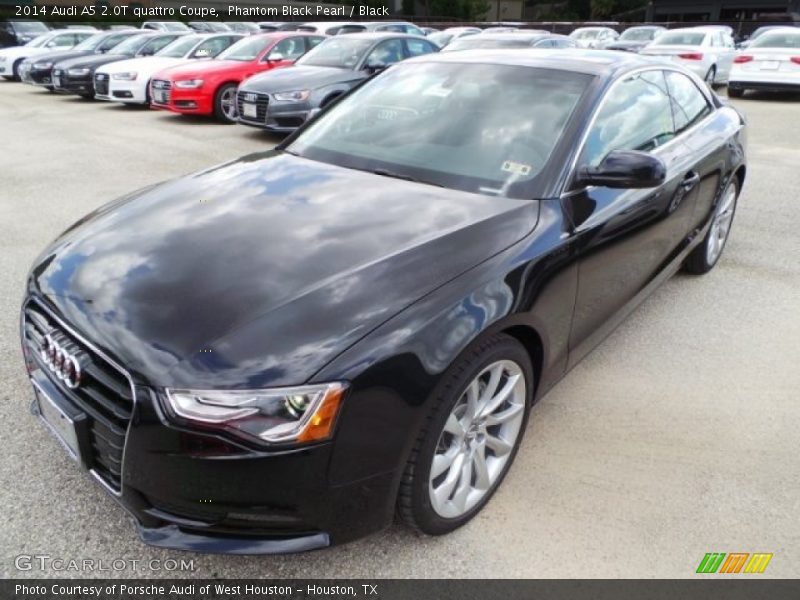 Phantom Black Pearl / Black 2014 Audi A5 2.0T quattro Coupe
