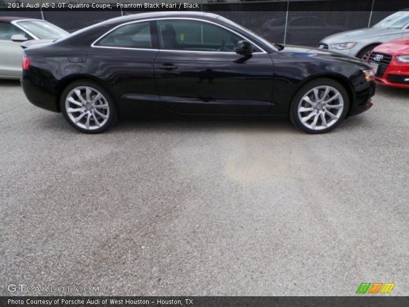 Phantom Black Pearl / Black 2014 Audi A5 2.0T quattro Coupe
