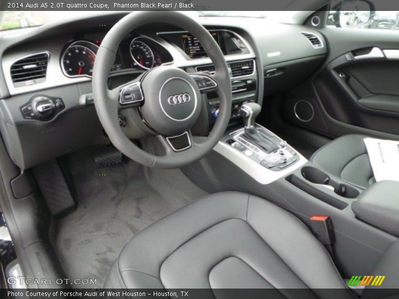 Phantom Black Pearl / Black 2014 Audi A5 2.0T quattro Coupe