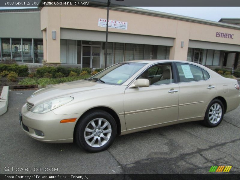 Mystic Gold Metallic / Ivory 2003 Lexus ES 300