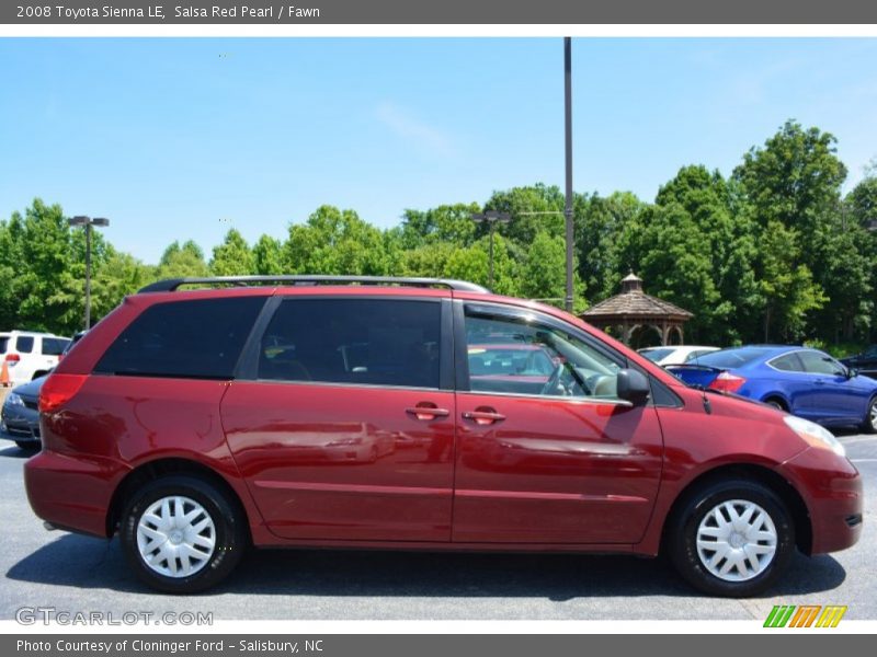 Salsa Red Pearl / Fawn 2008 Toyota Sienna LE