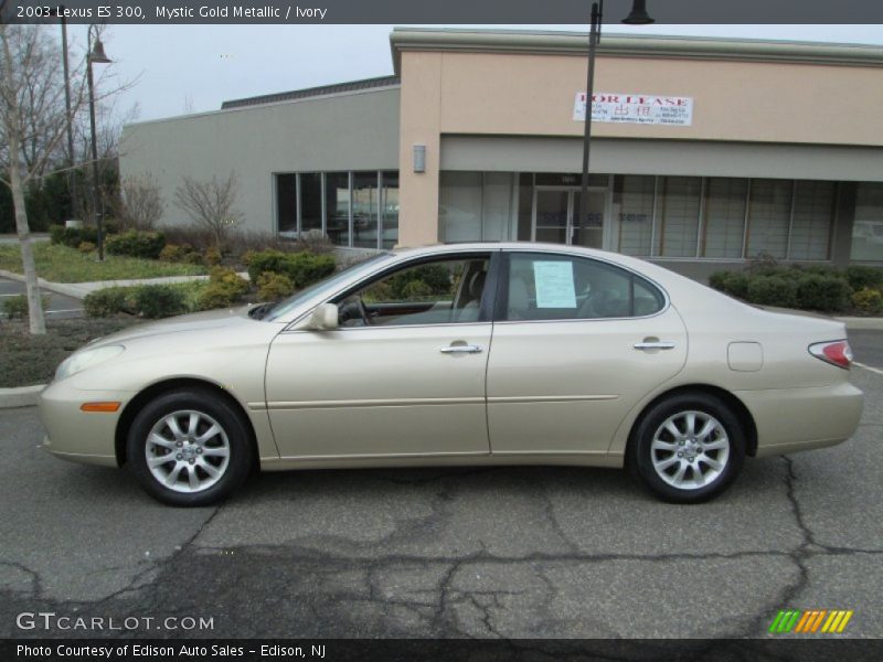 Mystic Gold Metallic / Ivory 2003 Lexus ES 300