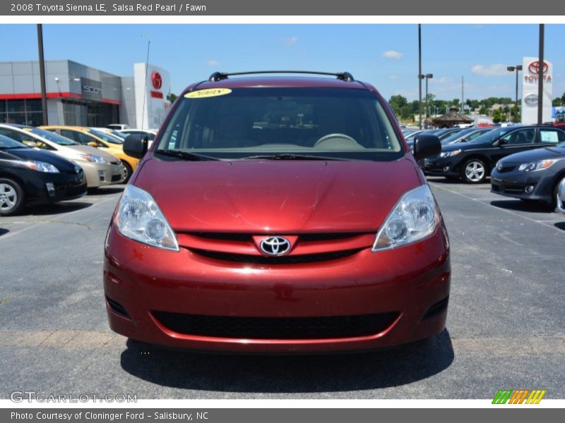 Salsa Red Pearl / Fawn 2008 Toyota Sienna LE