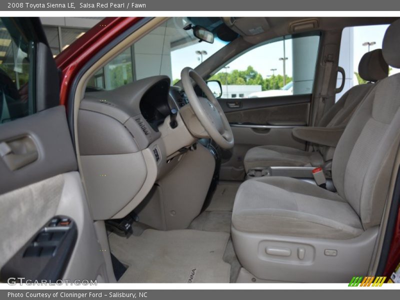 Salsa Red Pearl / Fawn 2008 Toyota Sienna LE