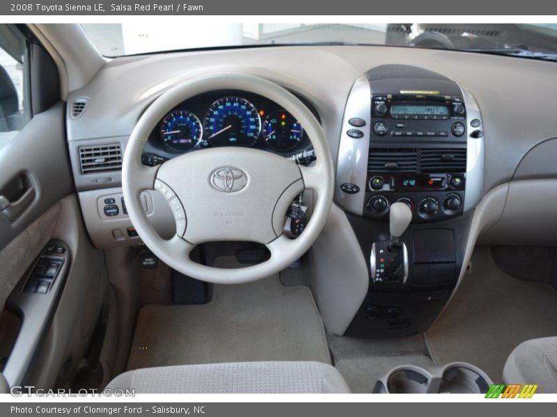 Salsa Red Pearl / Fawn 2008 Toyota Sienna LE