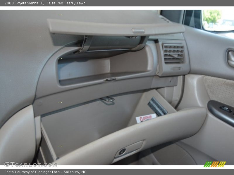 Salsa Red Pearl / Fawn 2008 Toyota Sienna LE