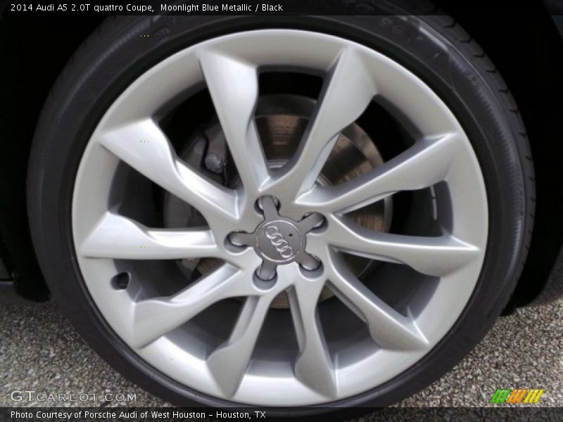 Moonlight Blue Metallic / Black 2014 Audi A5 2.0T quattro Coupe