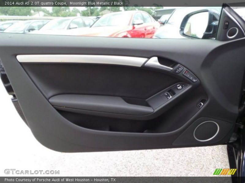 Moonlight Blue Metallic / Black 2014 Audi A5 2.0T quattro Coupe