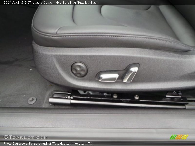 Moonlight Blue Metallic / Black 2014 Audi A5 2.0T quattro Coupe