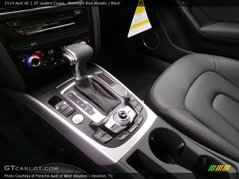 Moonlight Blue Metallic / Black 2014 Audi A5 2.0T quattro Coupe