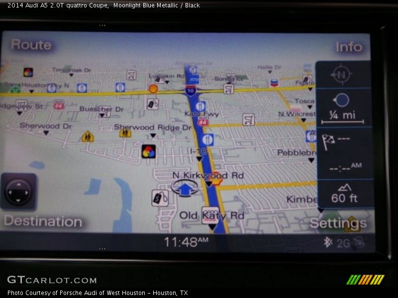 Moonlight Blue Metallic / Black 2014 Audi A5 2.0T quattro Coupe