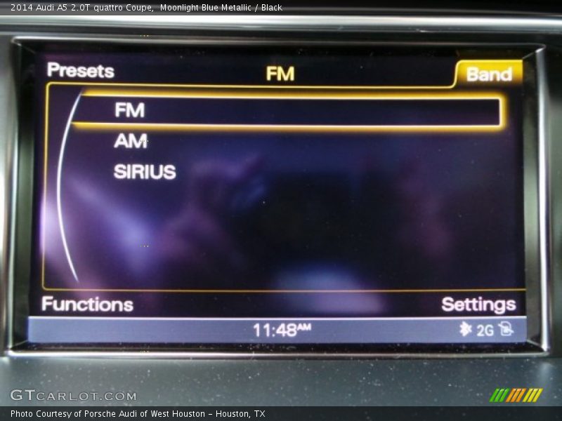 Moonlight Blue Metallic / Black 2014 Audi A5 2.0T quattro Coupe