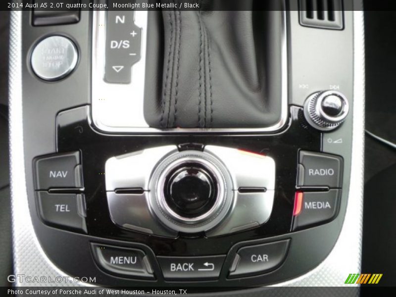 Moonlight Blue Metallic / Black 2014 Audi A5 2.0T quattro Coupe