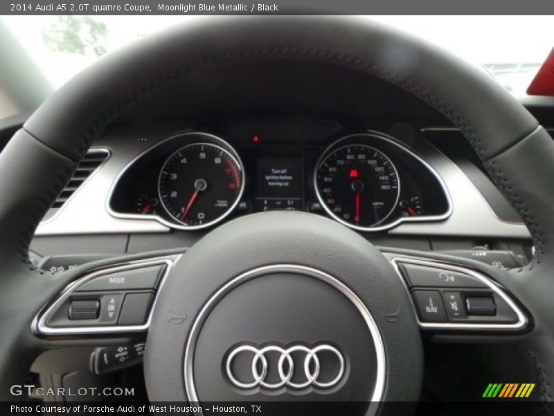 Moonlight Blue Metallic / Black 2014 Audi A5 2.0T quattro Coupe