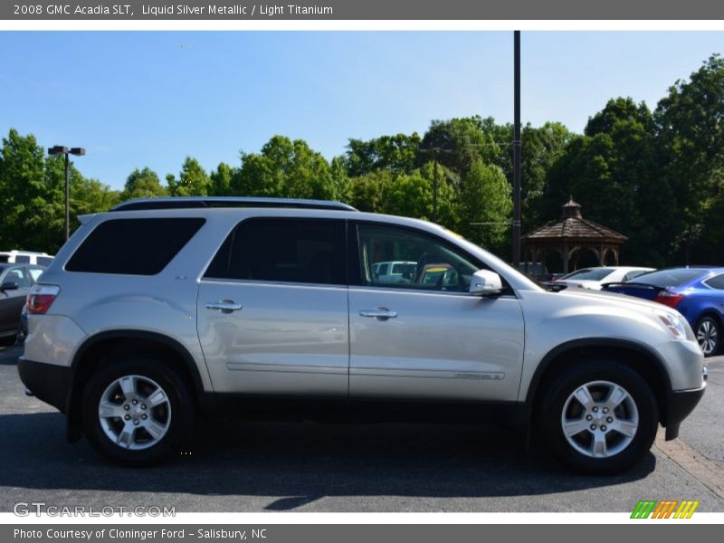 Liquid Silver Metallic / Light Titanium 2008 GMC Acadia SLT