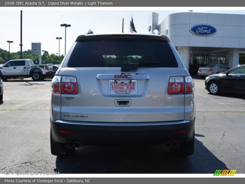 Liquid Silver Metallic / Light Titanium 2008 GMC Acadia SLT
