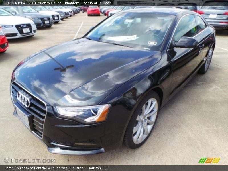 Phantom Black Pearl / Black 2014 Audi A5 2.0T quattro Coupe