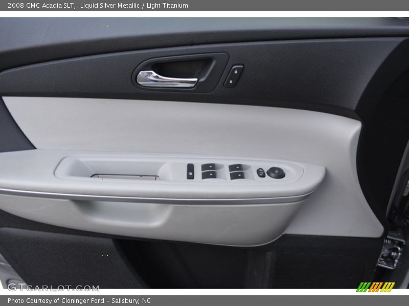 Liquid Silver Metallic / Light Titanium 2008 GMC Acadia SLT