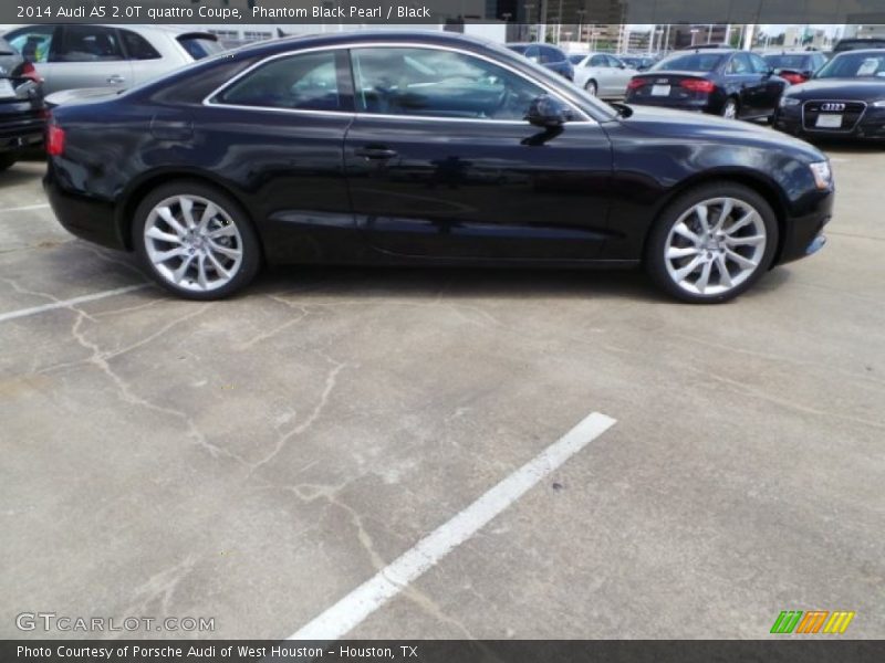 Phantom Black Pearl / Black 2014 Audi A5 2.0T quattro Coupe
