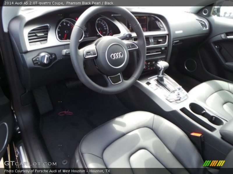 Phantom Black Pearl / Black 2014 Audi A5 2.0T quattro Coupe