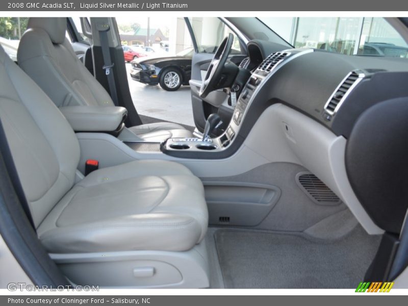 Liquid Silver Metallic / Light Titanium 2008 GMC Acadia SLT