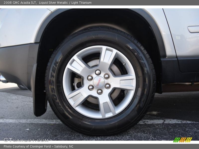 Liquid Silver Metallic / Light Titanium 2008 GMC Acadia SLT