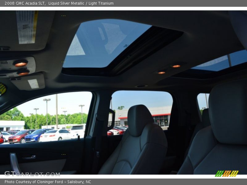 Liquid Silver Metallic / Light Titanium 2008 GMC Acadia SLT