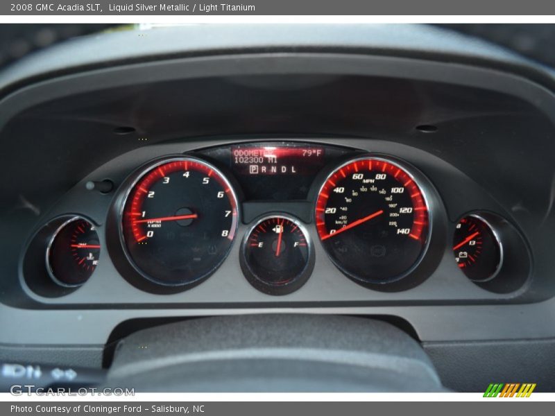 Liquid Silver Metallic / Light Titanium 2008 GMC Acadia SLT