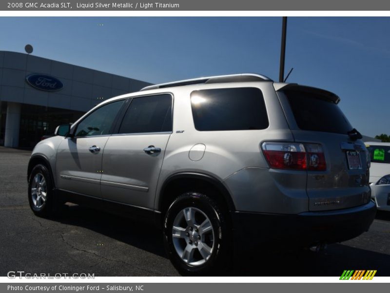 Liquid Silver Metallic / Light Titanium 2008 GMC Acadia SLT