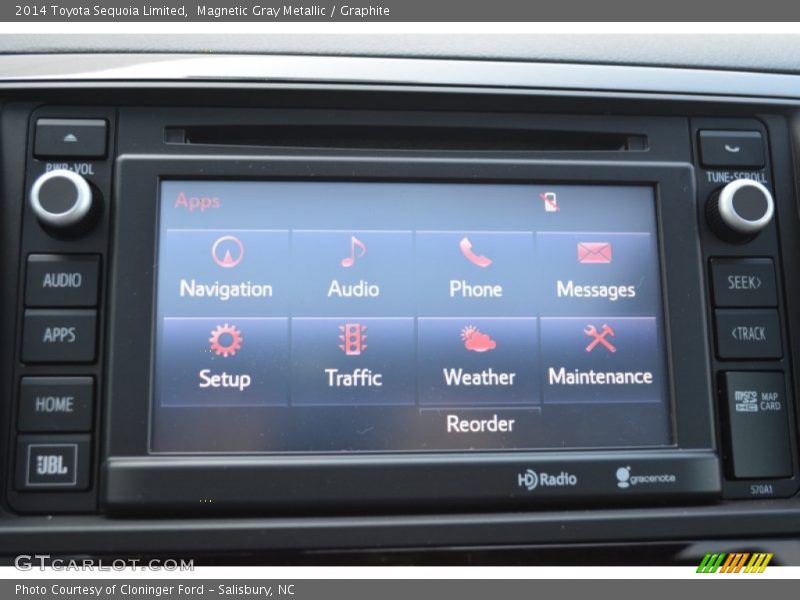 Magnetic Gray Metallic / Graphite 2014 Toyota Sequoia Limited