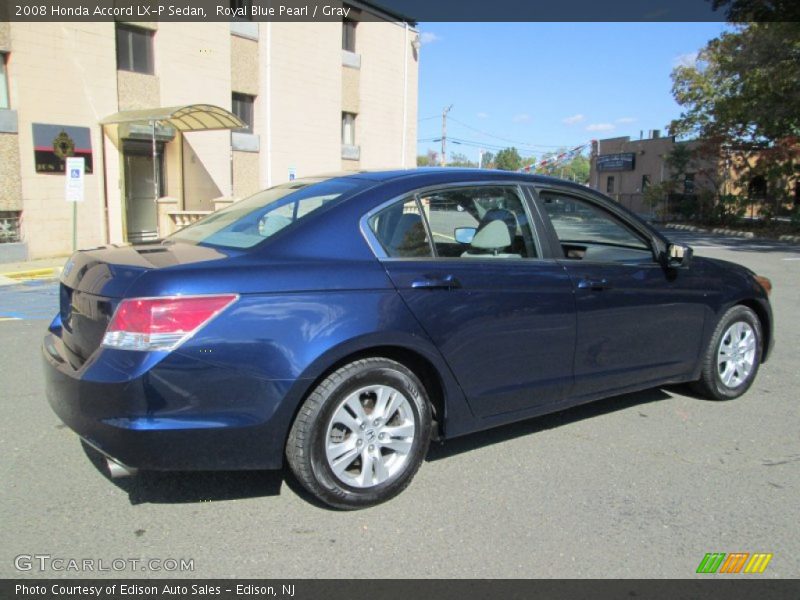 Royal Blue Pearl / Gray 2008 Honda Accord LX-P Sedan