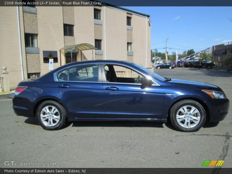 Royal Blue Pearl / Gray 2008 Honda Accord LX-P Sedan