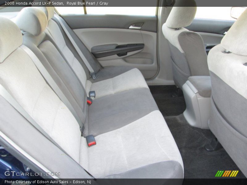 Royal Blue Pearl / Gray 2008 Honda Accord LX-P Sedan