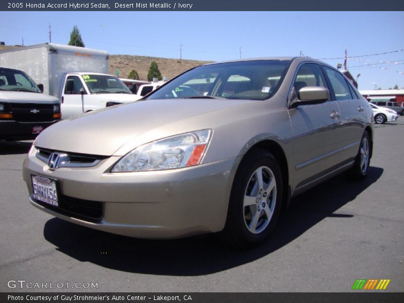 Desert Mist Metallic / Ivory 2005 Honda Accord Hybrid Sedan