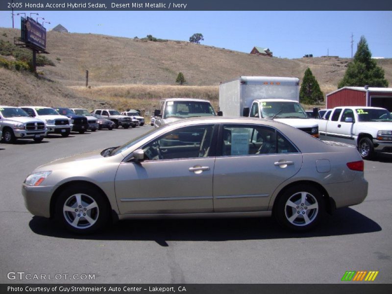 Desert Mist Metallic / Ivory 2005 Honda Accord Hybrid Sedan