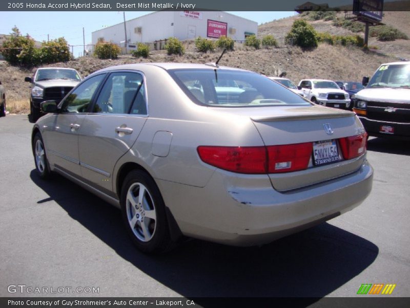 Desert Mist Metallic / Ivory 2005 Honda Accord Hybrid Sedan