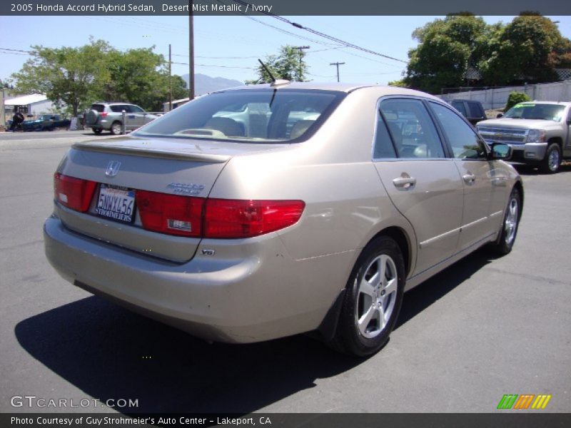 Desert Mist Metallic / Ivory 2005 Honda Accord Hybrid Sedan