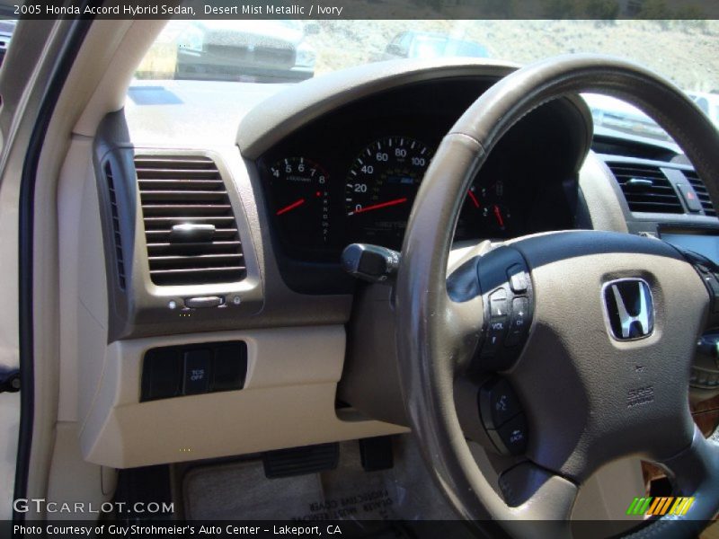 Desert Mist Metallic / Ivory 2005 Honda Accord Hybrid Sedan