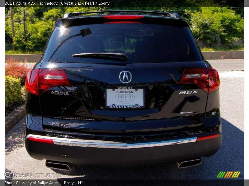 Crystal Black Pearl / Ebony 2011 Acura MDX Technology