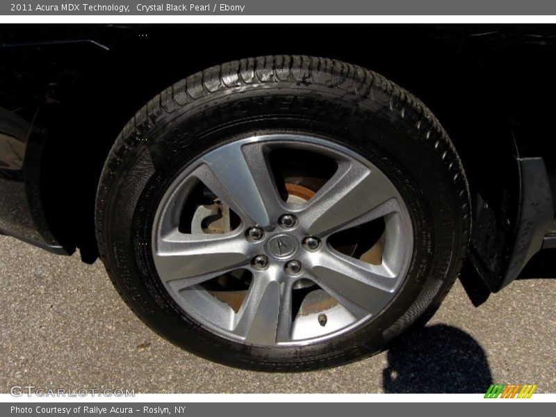 Crystal Black Pearl / Ebony 2011 Acura MDX Technology